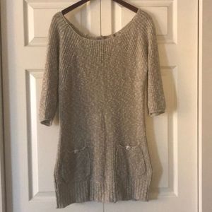 Free People crochet sweater tunic